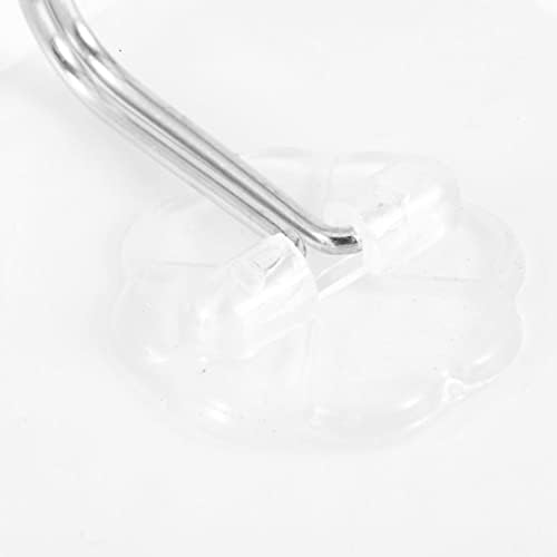 Kiminors liobaba adesivo sem costura à prova d'água de gancho transparente rolamento de gancho de parede de 10 kg