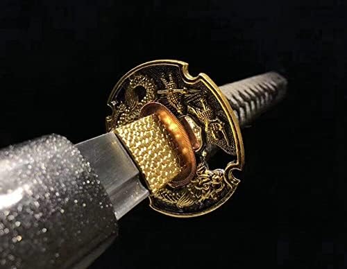 GLW espada artesanal Manganês aço de aço de espada de espada dragão samurai japão katana faca