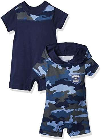 The Children's Place Baby-Boys Rompers 2-Pack