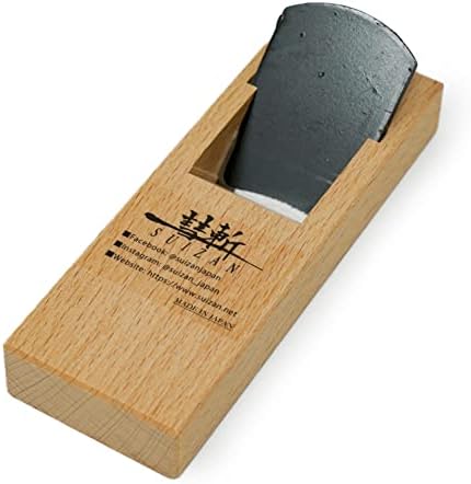 Plano de bloco de madeira japonês suizan kanna de 1,7 polegada plana de mão japonesa ferramentas de madeira japonesa