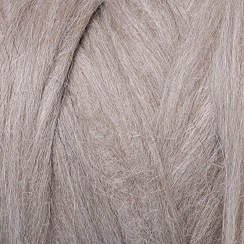 Kondoos Llama Hair Roving, 1 lb. Melhor para feltragem de agulhas, artesanato e giro. Cores naturais,