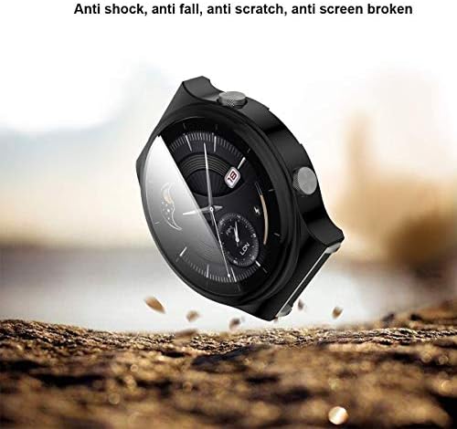 Case de protetor de tela Compatível com Huawei Watch GT 2 Pro 2020, tampas de tencloud Tampa de proteção de proteção completa resistente a tenclou