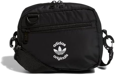 Adidas Originals Originals Puffer e bolsa Crossbody Bag, preto/branco, tamanho único