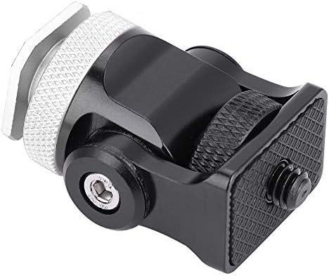 Suporte de sapato quente portátil Montante de sapato quente Monitor Flash Miculador de microfones 1/4in