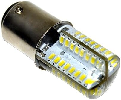 Lâmpada de lâmpada LED HQRP 110V Branco quente para Kenmore 158.922/158.923/158.924/158.95/158.96/385.10111/385.12321/385.12814 Máquina de costura mais esconder