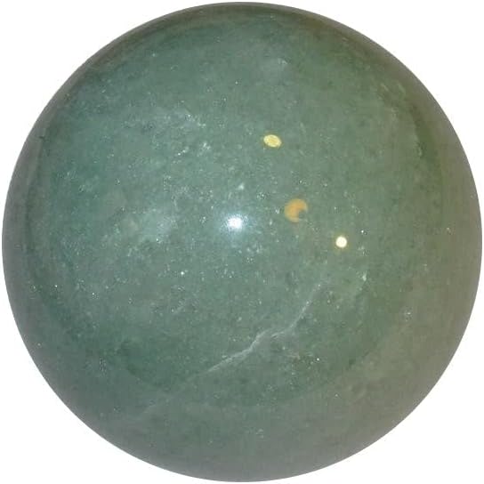 Cristais de cetim Aventurina verde Bola de cristal de abundância 1,75-2,0 polegadas