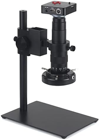 Microscope Kit HDMI 38MP USB Digital Video Microscope Câmera Industrial 180X Zoom C-Mount Lens Microscope