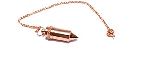 Jet Copper Bullet Pendulum Cura Deslocando Reiki Pendulum Therapy Metal Pendulum