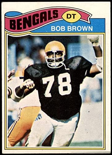 1977 Topps 491 Bob Brown Cincinnati Bengals VG Bengals Arkansas AM & N