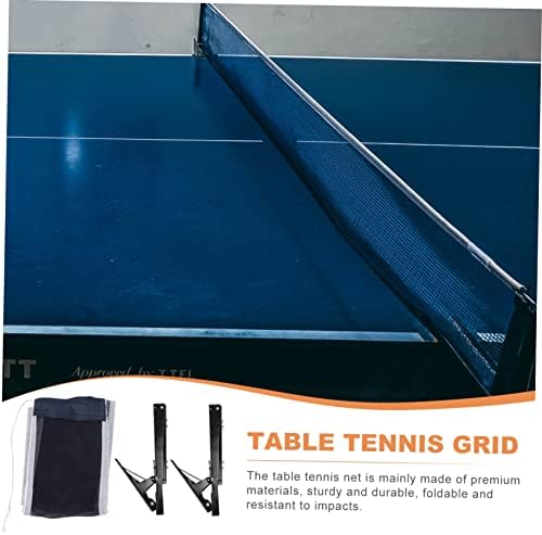 CLISPEED 1 Set Table portátil Tennis Tennis Tennis Springs Spring Spring Cramp Flamp Pong Pong Net Clip Grip