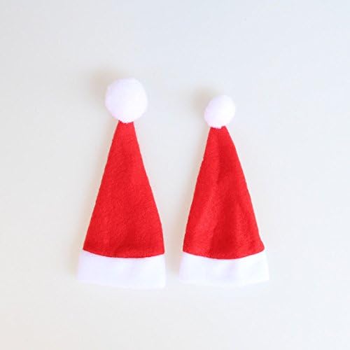 Fora do Natal Decorações de Natal 10pcs Caps de natal talheres de talheres de colher bolso bolso