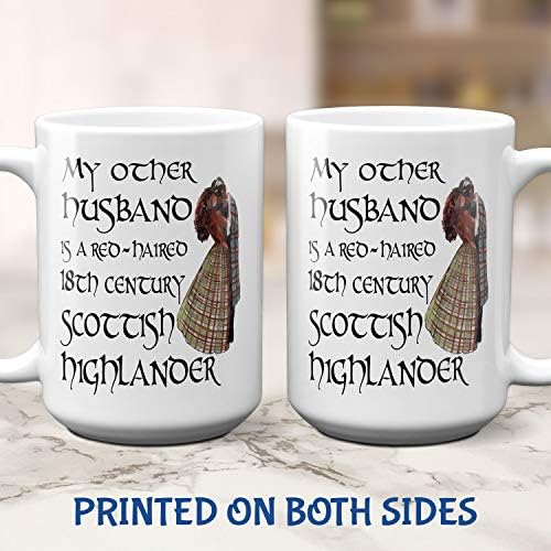 CAE Design CO engraçado Jamie Fraser Outlander Mug My Other Husband é um programa de fã da TV Scottish