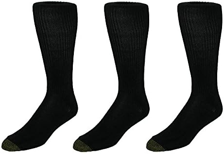 Gold Toe Fluffies Crew Socks 3-Pack, Tamanho único, preto