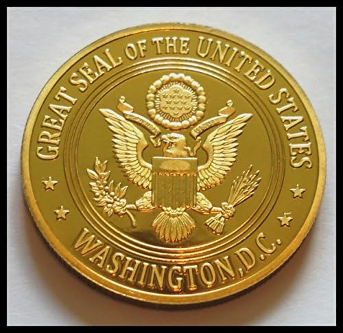 Coin de arte da agência governamental do Departamento de Energia do DOE