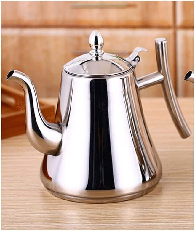 TEAPOTs modernos de chá de chá de aço inoxidável de aço inoxidável bolha de aço de chá de chá com