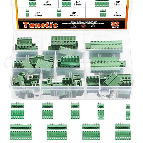 TanStic 32 Define blocos de terminais, pitch de 5,08 mm 2/3/4/5/6/7/8/9/10 PIN 10A 300V PCB