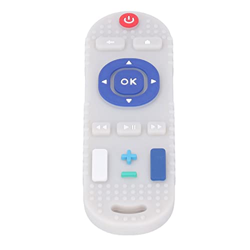 TV Remote Toy Toy Silicone suave melhora a coordenação Controle remoto Baby Teether com textura diferente