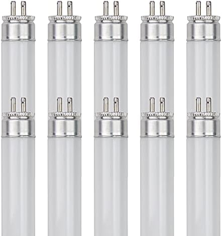 SUNLITE F4T5/CW 4 WATT T5 linear lâmpada fluorescente Mini Bi Pin Base, branco frio,