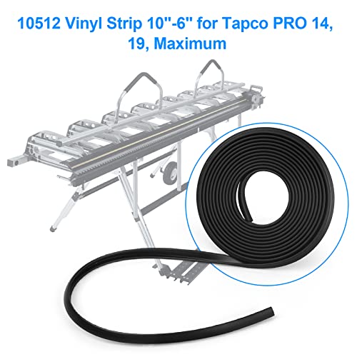 10512 Faixa de vinil 10'-6 para Tapco Pro 14, 19, kit de substituição de freio máximo de tapume de dobra flexível