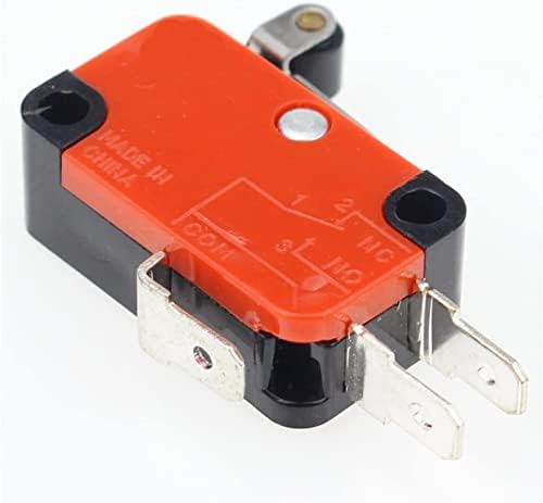 Interruptor de limite de depila 5pcs v-155-1c25 interruptor de entrada, interruptor de limite, alça curta, rolo, interruptores de ponto de prata