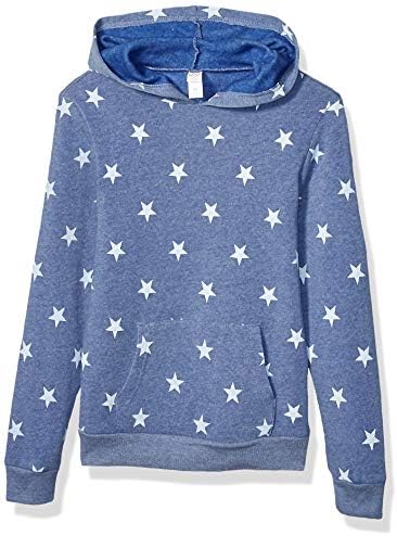 Alternative Unissex Youth Challenger Hoodie, Pacific Blue Stars, X-Large