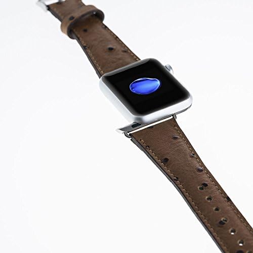 Solo Pelle Apple Watch Série 1/2/3 Assista a pulseira de substituição de couro com conectores/adaptadores