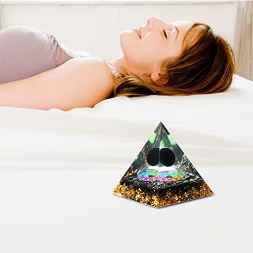 Pirâmide orgona para energia positiva, nova pirâmide de cristal pirâmide, cristais de proteção gerador de