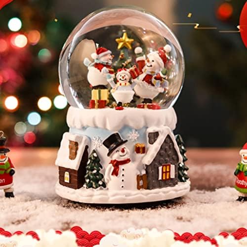 Dhtdvd luminoso rotativo flutuante floco de neve bola de cristal presente criativo Octave Box Box Box Presente do Dia dos Namorados