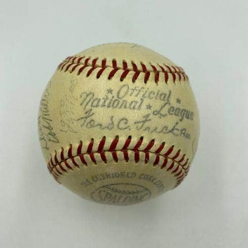 1950 Philadelphia Phillies NL Champs Team assinou beisebol The Whiz Kids JSA COA - Bolalls autografados