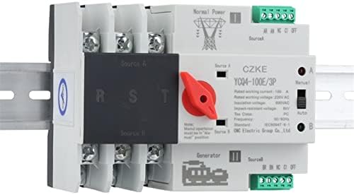 Fehauk YCQ4-100E/3P Dual Power Automático interruptor de transferência automática 220V AC 8KA DIN ATS ATS SUGTERES