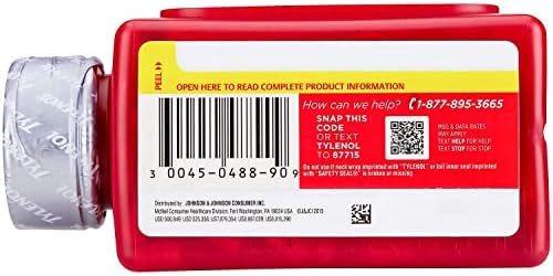 Tylenol Rastreio extra Rapid Release Gels 500 mg - Tamanho do valor 2 pacote
