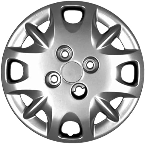 Conjunto de Copri de tampa de 4 rodas de 13 polegadas de 13 polegadas de prata para parafusos se encaixa