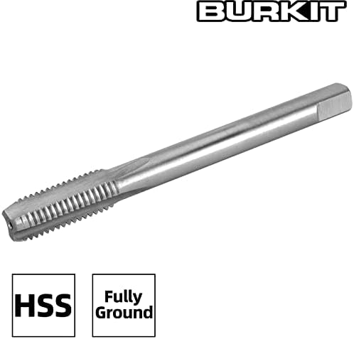 Burkit 2pcs 5/16 -32 Uneft Thread Toque da mão direita, HSS 5/16 x 32 Máquina de canela reta não ef