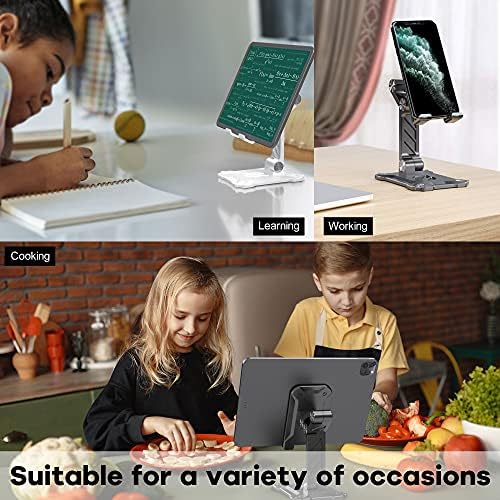 Stand Telefone com Mag Safe Selder, Stand dobrável para iPad para mesa, suporte para tablet com Mag Safe Charger