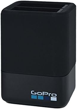 Carregador de bateria dupla GoPro + 3x baterias recarregáveis ​​para Hero5/Hero6 Hero6 Black + Photo4less Spike Mount - pacote de acessórios superiores