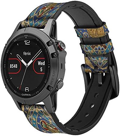 CA0842 CAPA DO LIVRO CHRIST MAJASTION CEARO E SILICONE Smart Watch Band Strap for Garmin Approach S40, Forerunner