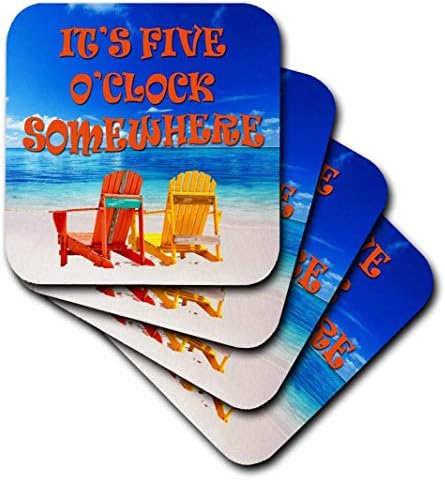 3drose seus cinco oclock em algum lugar de praia divertida bons momentos, conjunto de 8 montanhas -russas macias