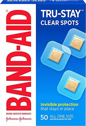 Bandagens de band-aid clear pontos 50 cada