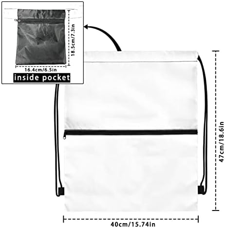 DOGINTHOHELO AMERICAN BLAND FATO DESTRAÇÃO Backpack Purse for Momen Men String Bag Sport Gym Sack Vintage USA