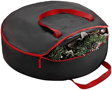 Bolsa de armazenamento de grinaldas de natal cokino -bolsa de zíper para férias de Natal de Natal Valentine