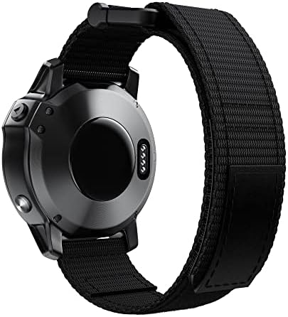 Aehon 26 22mm Nylon Watch Band tiras para Garmin Fenix ​​7 7x 6x Pro 5x relógio EasyFit Retir