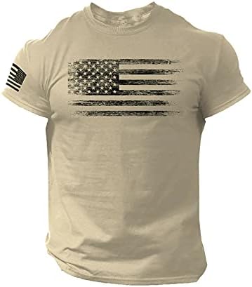 Xxbr camisetas patrióticas para homens, 4 de julho de bandeira americana slim tee camise