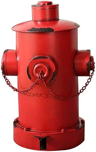 O lixo ZCM pode decorativo retro, hidrante de fogo de forma de hidrante Arte de cafeter