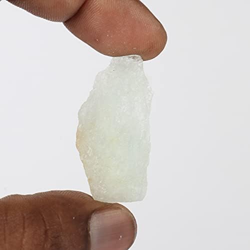 95.4 CT. Cristal de aquamarina áspera bruta natural, cristal extraído por decoração, embalagem de arame, cura de cristal de reiki ga-864