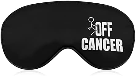 Foda -se Cancer Sleep Eye Mask Capas de olhos macios Bloqueando luzes vendidas com alça ajustável para