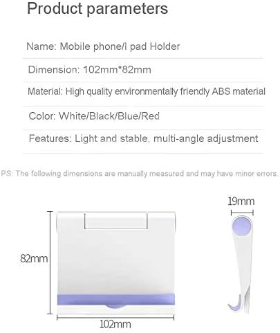 Kabiou 4 Pacote colorido para celular ajustável Stand iPhone Tolinho de celular para cama de mesa, tablet Stand Universal Smartphones for Holder Tablets Acessórios