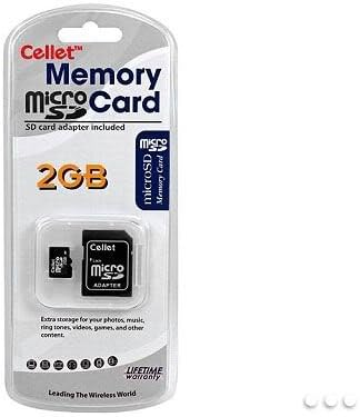 Cartão de memória de 2 GB do celular para Motorola ACTV com adaptador SD.