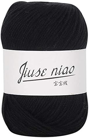 Colorido tricô de algodão malha de lã crochê 50g 1pc leite rodovia têxteis de tricô caseiro de