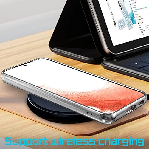 Para Samsung Galaxy S23 Case Glitter, Case S23 5G para mulheres meninas, capa de telefone líquido Bling