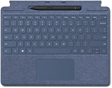Teclado do Microsoft Surface Pro Signature com pacote Slim Pen 2, teclado da cor da floresta